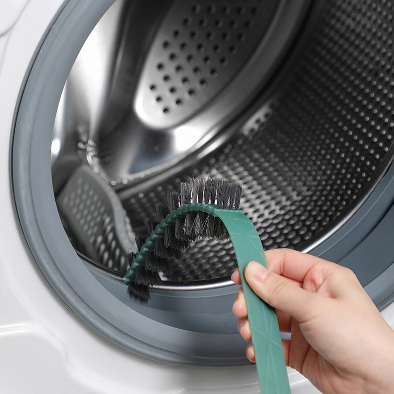Washing Machine Drum Cleaning Brush with Long Handle and Stiff Bristles for Crevice Dirt Removal