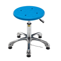 Anti-Static Adjustable Swivel Stool for Cleanroom Lab Factory Assembly Line