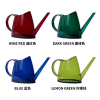 Long Spout Indoor Watering Can for Houseplants, 1.4L Clear Plastic Garden Watering Pot
