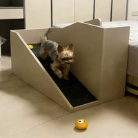 Pet Ramp for Bedside, Small Dog Stairs, Pet Ladder for Getting on Bed
