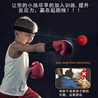 Head-Mounted Boxing Reflex Ball for Adults & Kids - Speed Training & Stress Relief