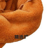 Elderly Coral Fleece Knee Warmers Leggings for Cold Legs, Thickened Loose-Fit Sleep Socks