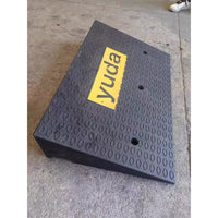 Heavy-Duty Rubber Curb Ramp for Driveways, Thresholds, and Steps - Car and Household Use