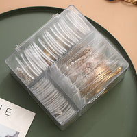 Transparent Anti-Oxidation Jewelry Storage Box with Drawers for Necklaces, Earrings, Rings