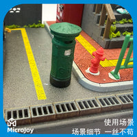 1/64 Scale Retro Mailbox Model for Diorama and Micro Landscape Decoration