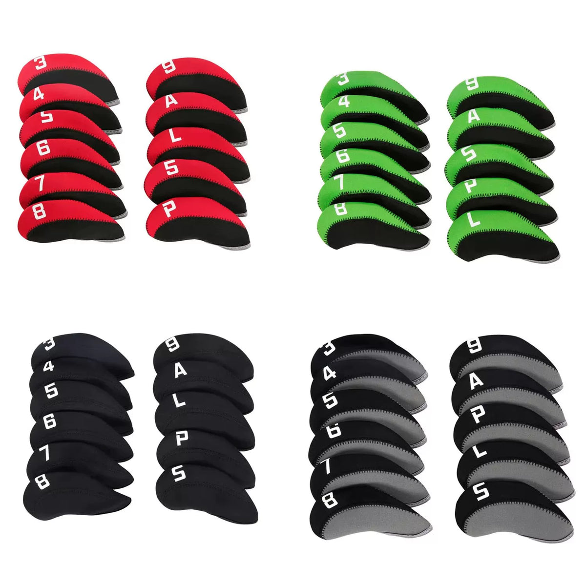 Universal Neoprene Golf Iron Head Covers for Men and Women