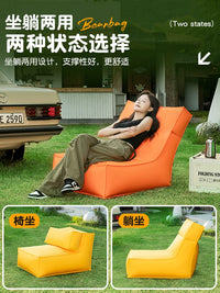 Outdoor Waterproof Bean Bag Lounger for Camping, Beach, Patio, and Casual Seating