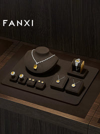 FANXI Premium Jewelry Display Stands for Necklaces, Rings, Bracelets, and Pendants