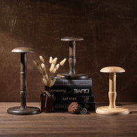 Vintage Solid Wood Hat Display Stand for Retail Stores and Home Organization