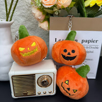 Halloween Pumpkin Plush Keychain Pendant for Bags and Gifts