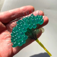 Silicone Olive-Shaped Space Beans for Fishing Rods, Large Size, 100-Pack