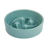 Creative Meteor Ceramic Slow Feeder Pet Bowl for Cats and Dogs, Anti-Gulping, Non-Slip Design