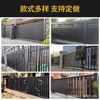 Zinc Steel Fence Panel for Outdoor Yard Garden Villa School Factory