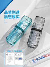 Portable Travel Wash Kit Toothbrush Toothpaste Storage Case Mouthwash Cup Set