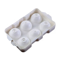 Spherical Ice Ball Maker Mold for Whiskey and Cocktails, Large Round Ice Cube Tray for Home and Commercial Use