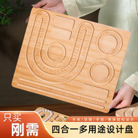 Bead Design Board for DIY Jewelry Making, Necklace Bracelet Layout Tray