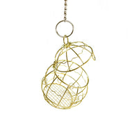 Outdoor Bird Cage Feeder for Garden and Yard - Pet Bird Feeder for Hummingbirds and Small Birds