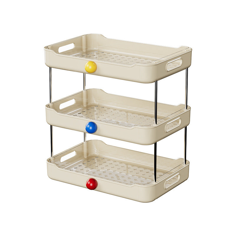 Desktop Cup Holder Cream Style Tea Cup Water Cup Storage Rack Home Cream Style Drain Tray High-Value Multi-layer Drain Rack