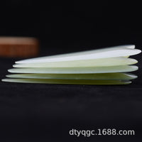 Jade Gua Sha Scraping Board for Facial Massage and Blackhead Removal