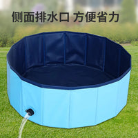Foldable Pet Bathing Pool for Large Dogs and Cats, Portable Swimming Tub for Golden Retrievers and Babies