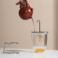 304 Stainless Steel Tea Infuser Strainer Set for Kung Fu Tea Ceremony