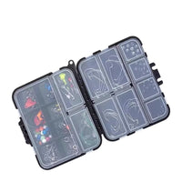 Portable Double-Layer Mini Fishing Lure and Hook Storage Box
