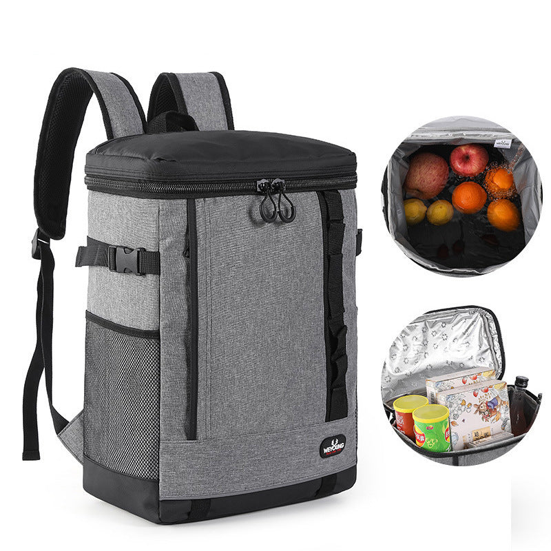Portable Insulated Cooler Backpack for Outdoor Picnics and Food Storage