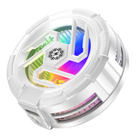 Semiconductor Phone Cooler with Magnetic Adsorption and RGB Lighting for Gaming and Live Streaming
