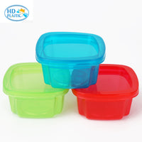 Mini Baby Food Storage Container with Lid, 200ml Portable Freezer Safe Box for Purees, Jams, Vegetables, and Fruits