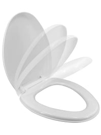 Toilet Seat Cover Thickened Universal Soft Close for U/V/O Shape Toilets