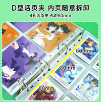 A4 Photo Album Pages for Postcards, Tickets, and Photos - Double-Sided Storage Sleeves
