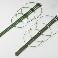 Adjustable Green Plant Support Stakes for Climbing Vines and Flowers, Garden Trellis for Potted Plants