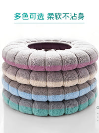 Knitted Toilet Seat Cover Thickened Universal Four Seasons Household Toilet Cushion