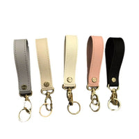 PU Leather Keychain Bag Charm Car Key Holder Gift