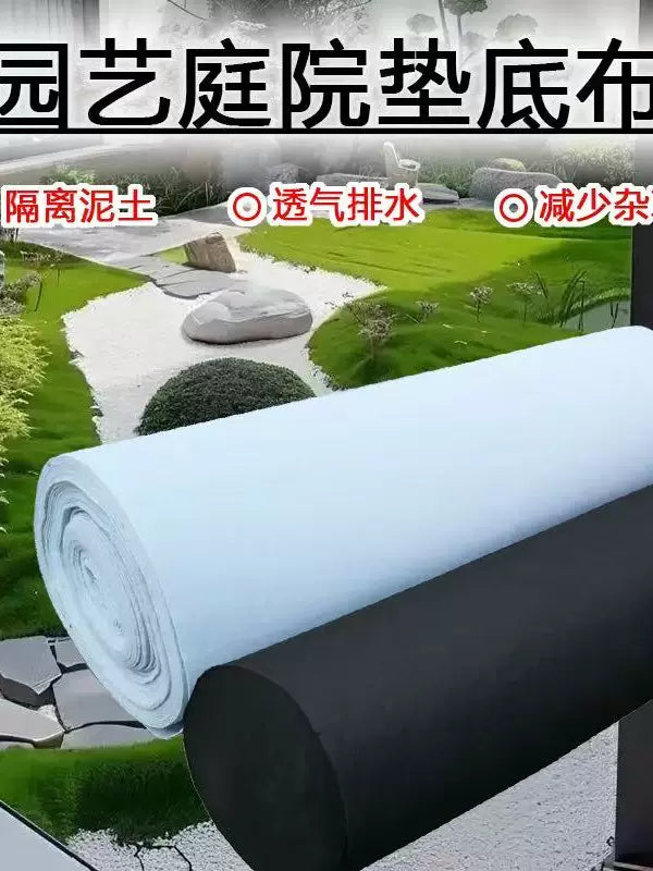 Geotextile Fabric for Gardening, Permeable Non-Woven Polyester for Planters and Drainage
