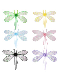 Dragonfly Angel Wings for Kids & Adults - Princess Fairy Costume Accessory for Parties & Performances
