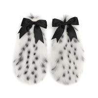 Bendable Faux Fur Animal Ears Headband and Tail Set for Cosplay Parties