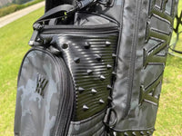 Fashion Rivet Golf Stand Bag for Men and Women, Lightweight Driving Range Practice Bag with Dual Cap Design