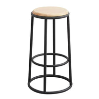 Bar Stool with Soft Padded Seat for Counters, Game Rooms, Cafes, and Milk Tea Shops