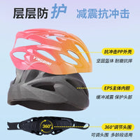 Indini Kids' Integrated Cycling Helmet for Roller Skating and Skateboarding, Boys and Girls