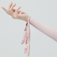 Long UV Protection Arm Sleeves for Driving & Cycling, Breathable Ice Silk Cooling Sun Sleeves for Women