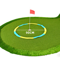 Golf Putting Target Circles Silicone Practice Aid for Green Hole Cup