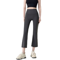Women's 7/8 Flare Yoga Pants, High Waisted Tummy Control Butt Lift Slim Fit Workout Leggings