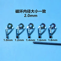 Ceramic Fishing Rod Tip Guides Anti-Tangle Ring for Micro-Object Rods