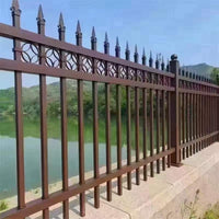 Zinc Steel 3-Beam Security Fence for Outdoor Residential and Farm Use