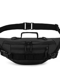 Waterproof Outdoor Sports Waist Bag for Men, Fashionable Running and Fitness Crossbody Pack