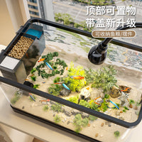 2025 New Ecological Aquarium Fish Tank with Integrated Filtration and Oxygenation