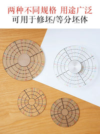 Pottery Clay Dividing Tool for Round and Continuous Patterns