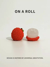 Resin Lychee and Orange Car Dashboard Ornaments for New Year Decor