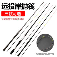 Telescopic Raft Fishing Rod with Soft Tip for Shore and Bridge Fishing